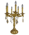 Grezna galda lampa ar kristāliem ''68881/6+1''