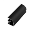 Skapis ar 3 bīdāmām durvīm un spoguli 210/240/60 cm, "graphite grey+melns mat." ar atvilktnēm - Image 4