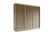 Skapis ar 3 bīdāmām durvīm 240/240/60 cm "trifele"+2 atvilktnes