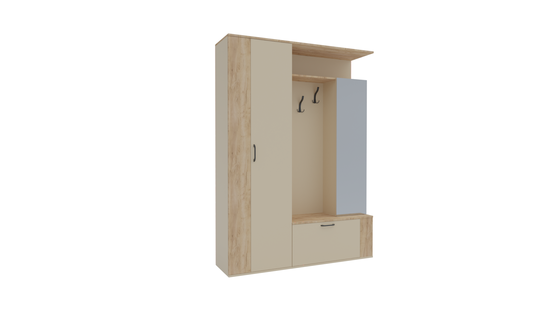 mira_satin_artisan_oak Priekšnama iekārta MIRA, krāsa: ''satīns/oak artisan'' - Image 1