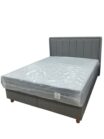 Кровать подъёмным механизмом "PREMIUM" 160x200 тёмно-серая — изображение 2