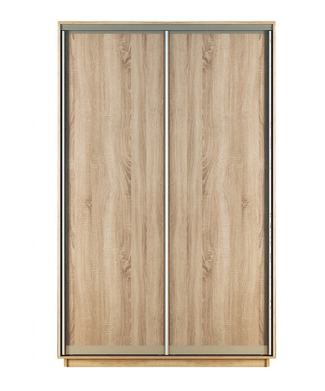 2sonoma Skapis ar 2 bīdāmām durvīm 110/220/60 cm, "sonoma" - Image 1