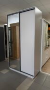 Skapis ar 2 bīdāmām durvīm un spoguli 160/240/60 cm "kašmirs+modena"+2 atvilktnes - Image 6
