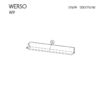 Sistēma “WERSO” W9 (plaukts) – Krāsa: spilgti balta/riviera - Image 2