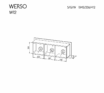Sistēma “WERSO” W12 (plaukts) – Krāsa: riviera - Image 2