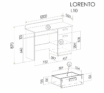 Система “LORENTO” L10 (Desk D S) – Цвет: дуб — изображение 5