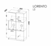 Sistēma “LORENTO” L5 (3D grāmatu plaukts) – Krāsa: ozols - Image 5