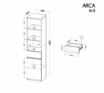 Sistēma “ARCA” AR3 (DS grāmatu plaukts) – - Image 2