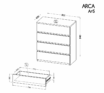 Sistēma “ARCA” AR5 (4S kumode) – - Image 2