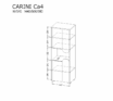 Skapis Sistēma “CARINI” CA4 – Krāsa: ozolkoks - Image 2