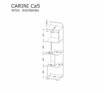 Система “CARINI” CA5 – Цвет: дуб наш — изображение 2