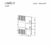 Sistēma “LAMELO” LA13 (panelis) – Krāsa: melna - Image 2