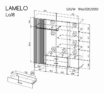 Sistēma “LAMELO” LA18 (4D2S skapis) – Krāsa: melna - Image 2