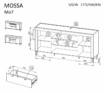 Sistēma “MOSSA” MO7 (2D1S EF kumode) – Krāsa: melna - Image 3