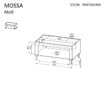 Sistēma “MOSSA” MO9 (Bench) – Krāsa: melna - Image 2