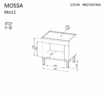 Система “MOSSA” MO11 (Тумбочка) – Цвет: кашемир — изображение 3