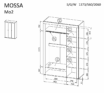 Sistēma “MOSSA” MO2 (3D skapis) – Krāsa: melna - Image 3
