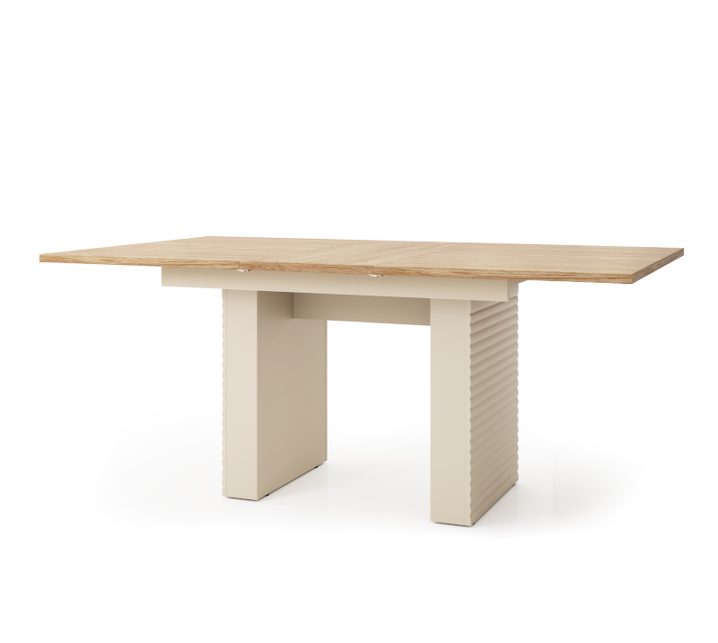 417452_system-tila-ti6-stol-kolor-cashmere Izvelkams galds “TILA” TI6 1400-1850 x 900 – Krāsa: kašmira - Image 1