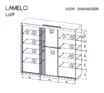 Sistēma “LAMELO” LA19 (skapis 2400) – Krāsa: melna - Image 4