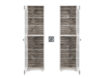 BLANCO 02-01 Sniega priede/MDF jauna, pelēka – vitrīna - Image 7