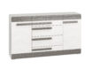 BLANCO 06 Sniega priede/MDF jauna, pelēka – kumode