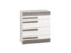 BLANCO 08 Sniega priede/MDF jauna, pelēka – kumode