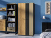 Colt 02 Oak craft gold/Black-Premium steel – skapis 3D - Image 4