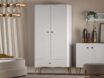 Goldin 01 Alpine White/Gloss White – drēbju skapis - Image 4