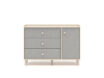 Mevel 05 tuksneša smiltis/palādija pelēks – 1D3S kumode - Image 2