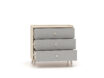 Mevel 06 Desert sand/palādija pelēks – 3S kumode - Image 5