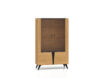 Toscania 03 Baltic Dune Oak/Prestige Black Ash – 2W2D vitrīna