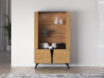 Toscania 03 Baltic Dune Oak/Prestige Black Ash – 2W2D vitrīna - Image 6