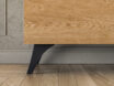 Toscania 03 Baltic Dune Oak/Prestige Black Ash – 2W2D vitrīna - Image 12