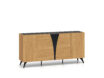 Комод Toscania 04 Baltic Dune Oak/Prestige Ash Black – 5D