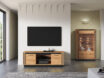 URSO 08 craft zelta/melns – 2D TV skapītis - Image 8