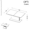 OPTI galds – Krāsa: balta spīdīga - Image 5