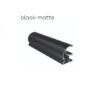 Skapis ar 2 bīdāmām durvīm un spoguli 180/220/60 cm,"satīns+melns mat."+2 atvilktnes - Image 4