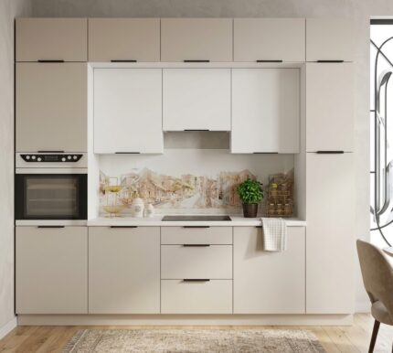 virtuves iekārta loft 2.80 kapučīno