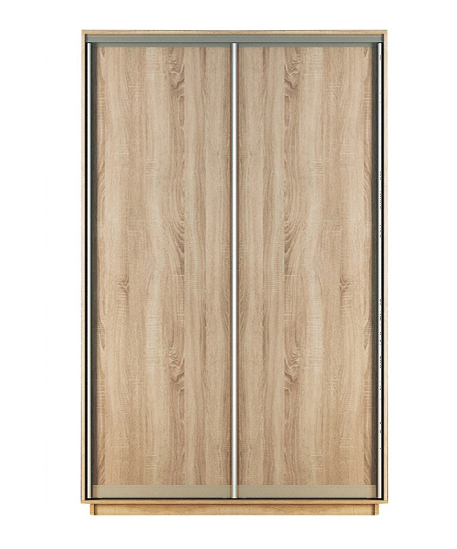 Skapis ar 2 bīdāmām durvīm 120/220/45 cm "sonoma"