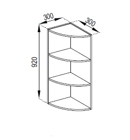 Augšējais skapītis "MARTA" V30KZ 920