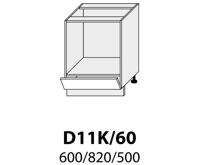 Apakšējais virtuves skapītis gāzes plītij AVELLINO D11K/60