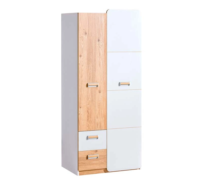 Sistēma “LORENTO” L1 (2D 2S skapis) – Krāsa: ozols - Image 1