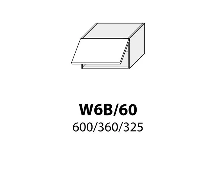 Augšējais virtuves skapītis VIANO W6B/60